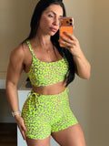 Conjunto onça neon