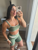 Conjunto em aveludado de compressão