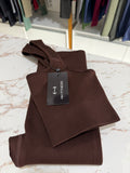 Conjunto em poliamida canelada
